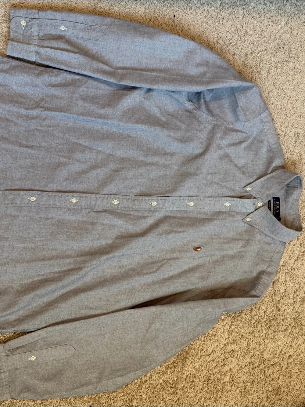 Ralph Lauren Light Blue Oxford Button-Down Shirt